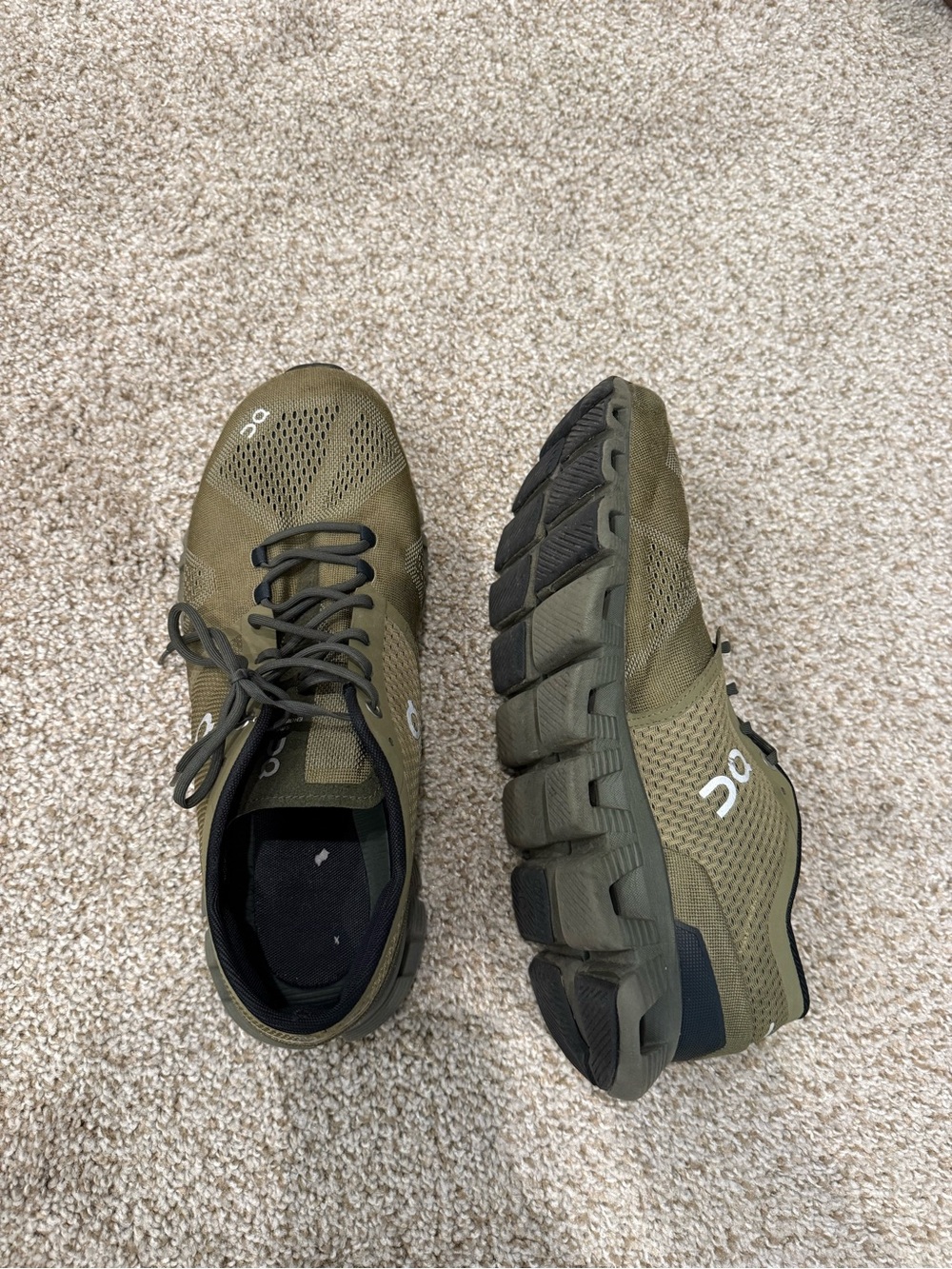 On Running Olive Green Men's CloudTec Running Shoes